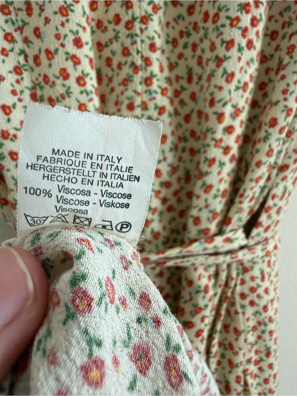 Brandy Melville Mini Wrap Dress // One Size fits Xsmall Small Medium - Picture 7 of 10